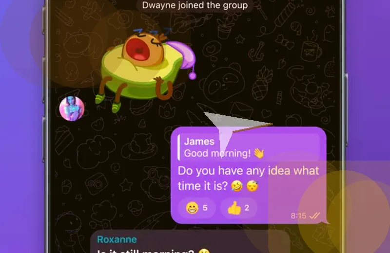 快速消息功能示意图